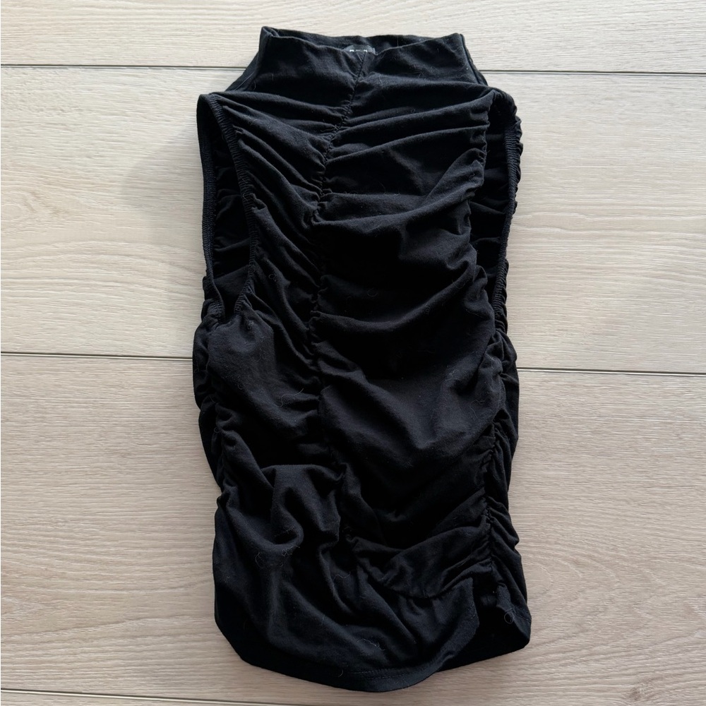 BDG Ruched Mockneck tank